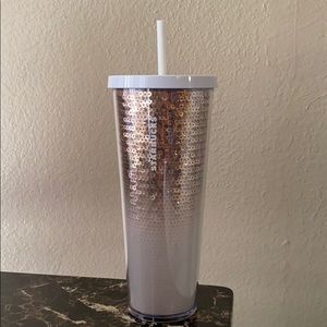 Rose Gold Starbucks Tumbler